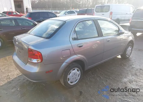 2006 Chevrolet Aveo Special Value from USA, damaged, VIN KL1TD56696B649567